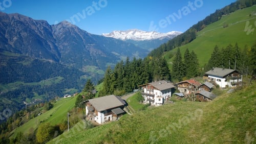 Preview: Village Of Prenn In Passier Valley Of South Tyrol In Italy