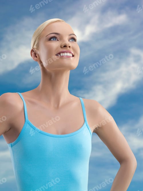 Preview: Portrait Of Young Adult Woman, Studio Shot