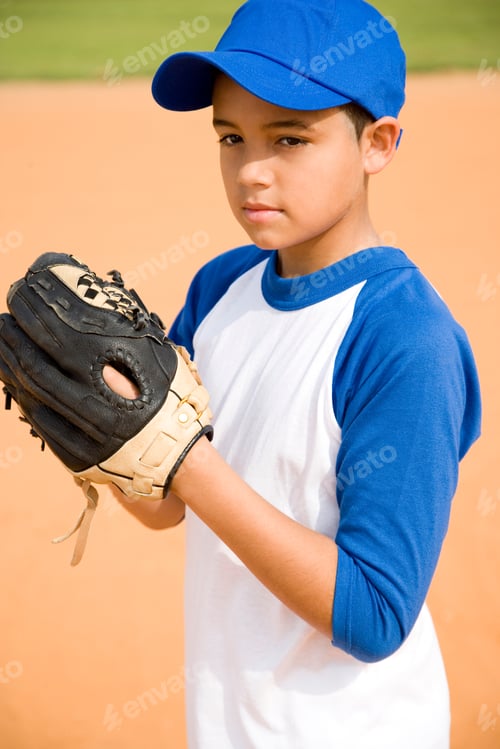 Preview: Boy Preparing To Throw Baseball
