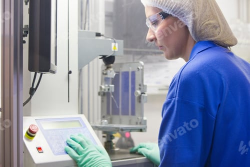 Preview: Technician Worker Producing Solar Cells For Solar Panel
