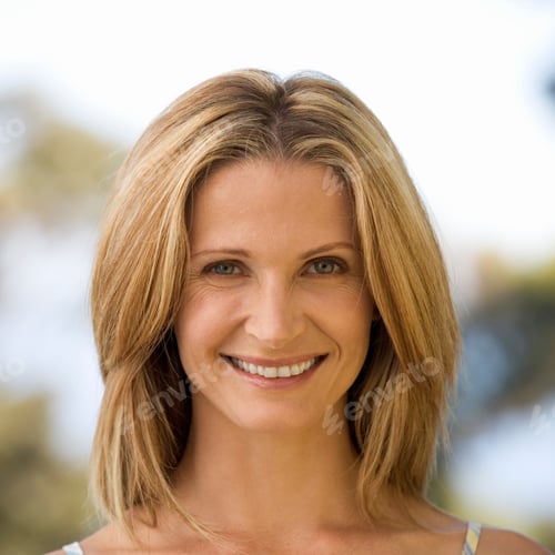 Preview: Portrait Of A Woman Smiling On A Sunny Day