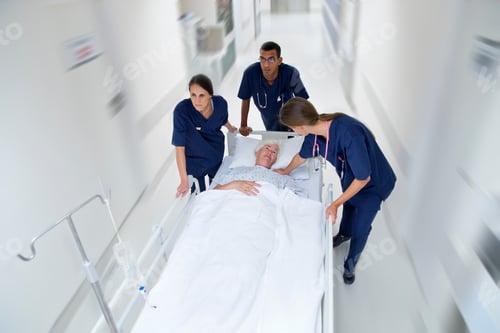 Preview: The Emergency Medical Team With A Patient On The Gurney