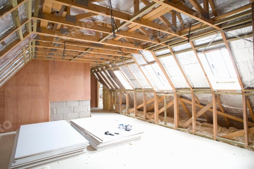 Preview: Plywood In Attic Under Construction