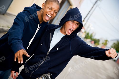 Preview: Portrait Of Two Young Street Gang Members