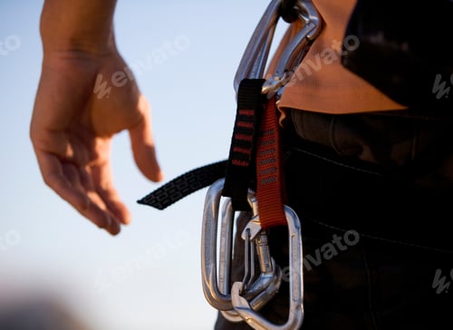 Preview: A Climber And Harness, Close-Up