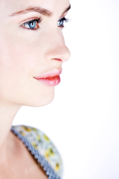 Preview: A Portrait Of A Young Woman, Side View