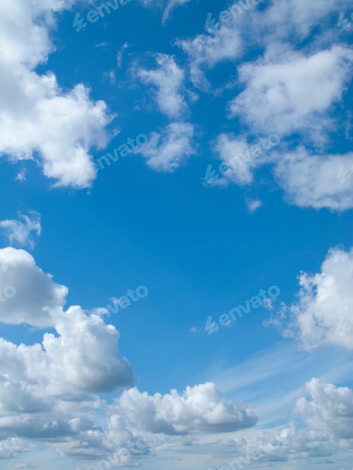 Preview: Clouds Floating In Blue Sky
