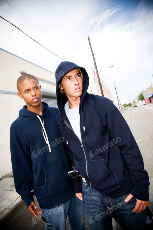 Preview: Portrait Of Two Young Street Gang Members