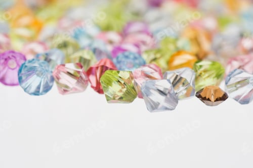 Preview: A Selection Of Colorful Beads, Close-Up