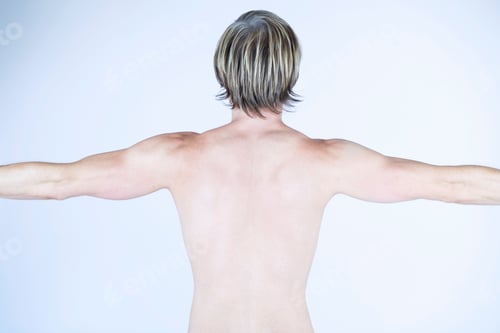 Preview: A Male Nude, Back View