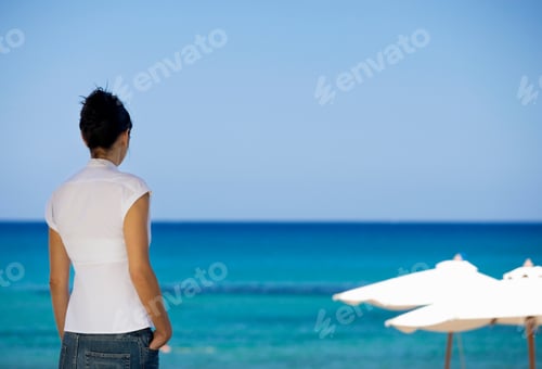 Preview: A Woman Relaxing On Holiday