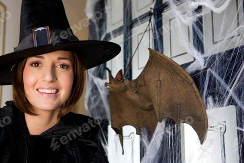 Preview: Mother Dressed Up As A Witch For Halloween