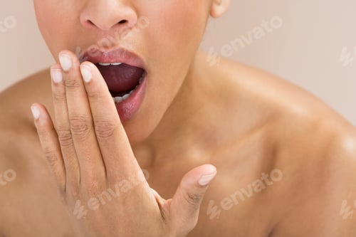 Preview: Close-Up Of A Woman Yawning