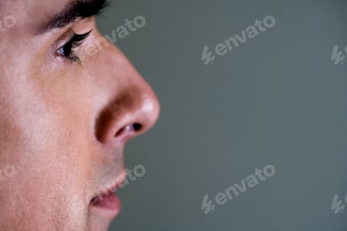 Preview: Portrait Of A Young Man Looking Pensive, Side Profile