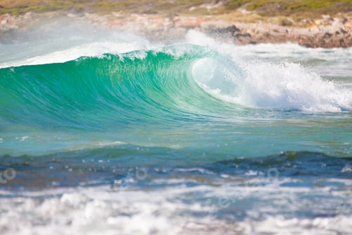 Preview: A Humongous Wave Spiraling Onto The Shore.