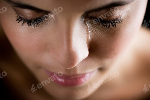 Preview: Close Up Of Woman Crying
