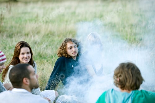 Preview: A Group Of Young Friends Having A Barbecue