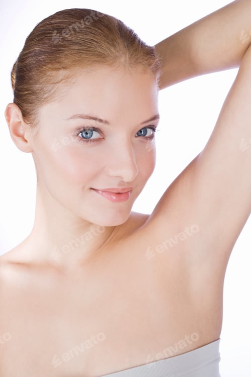 Preview: A Young Woman Showing Her Armpit
