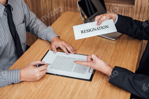 Preview: Hand Of Employer Filing Final Remuneration After Employee To Write A Document Letter Of
