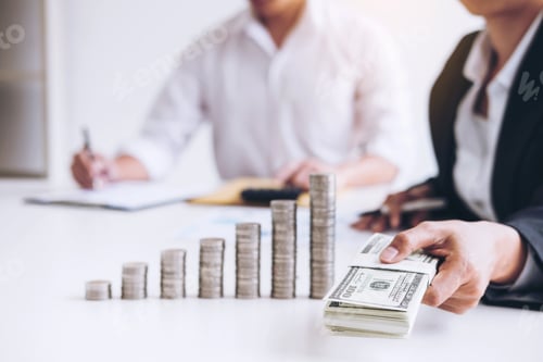 Preview: Business Accountant Or Banker, Two Business Partner Analysis With Stock Financial Indices And