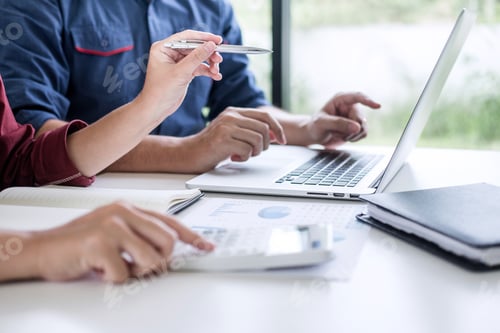 Preview: Business Partner Professional Team Working Together Meeting Are Consultation With New Marketing