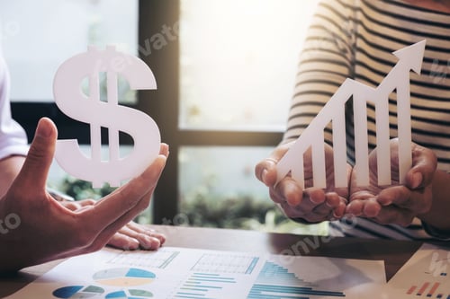 Preview: Two Businessmen At Work, Business Crew Working With New Startup Financial Project Plan,Man And