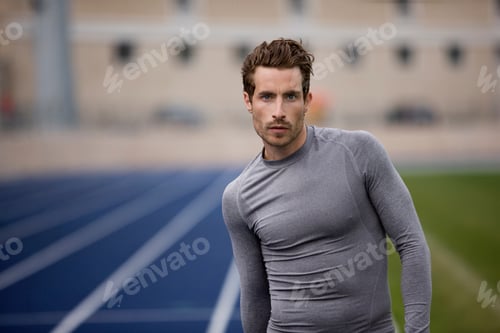 Preview: Runner Standing On Track