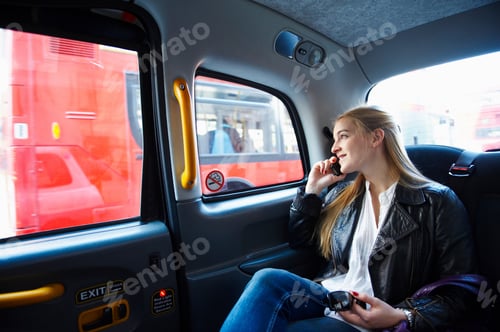 Preview: Woman On The Phone, In Taxi