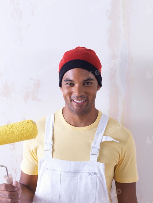 Preview: Man Painting.