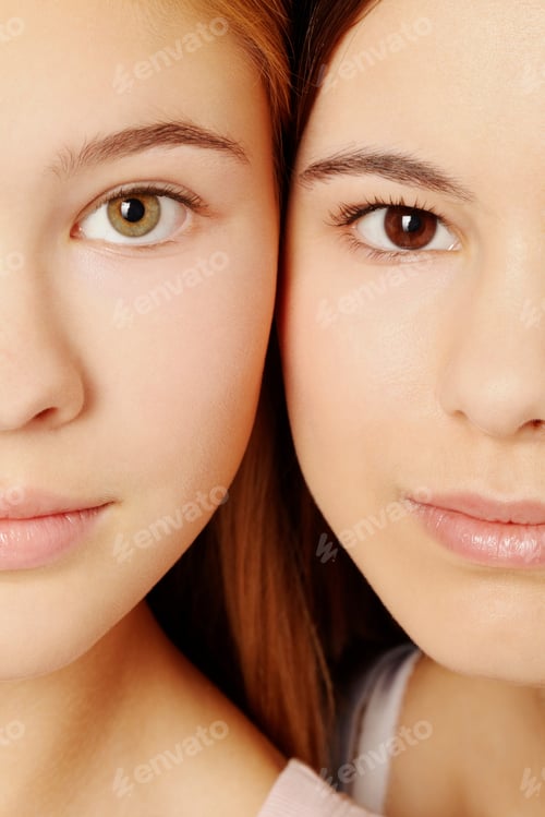 Preview: Close Up Of Teenage Girls Faces