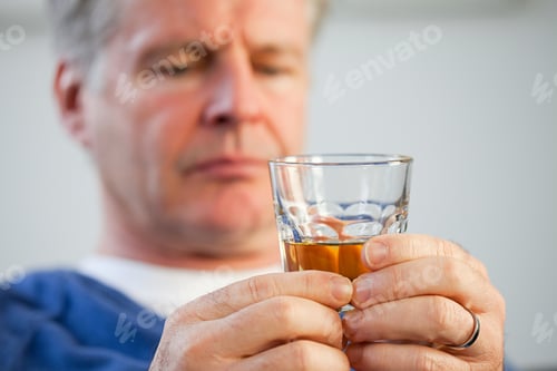 Preview: Man With Glass Of Whisky