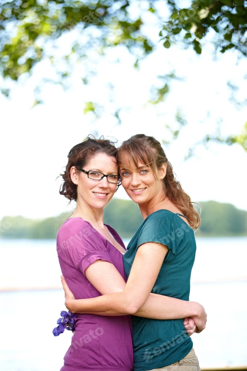 Preview: Two Women In Loving Embrace
