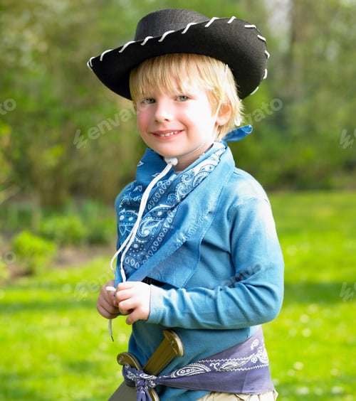 Preview: Boy Wearing A Cowboy Costume