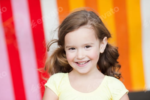 Preview: Young Girl Smiling At Viewer