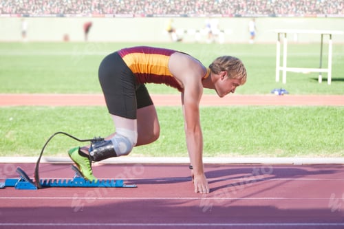 Preview: Sprinter In Start Position