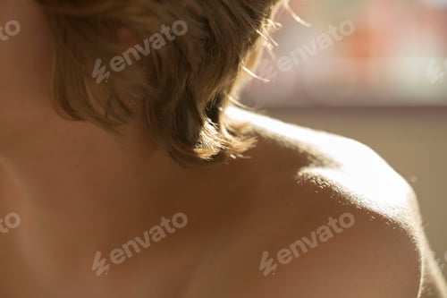 Preview: Young Boy, Showing Bare Shoulder, Close-Up