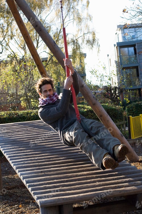 Preview: Man On Swing