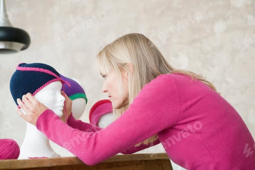 Preview: Woman With Self-Made Hats