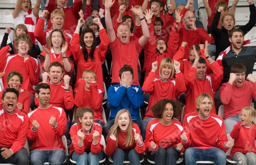 Preview: Fan Amongst Rivals At Football Match