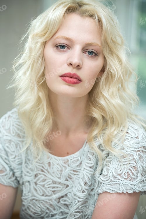 Preview: Portrait Of A Young Blonde Woman