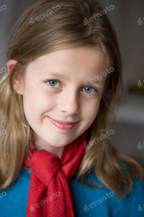 Preview: Portrait Of 9 Year Old Girl
