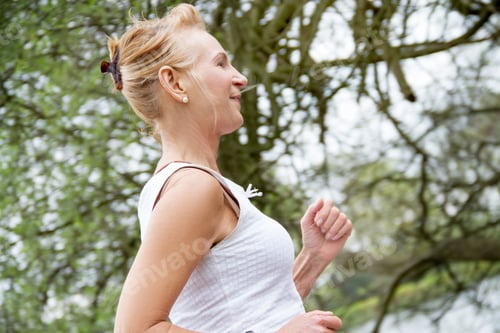 Preview: Mature Woman Running In Park