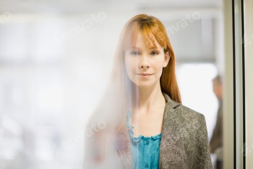 Preview: Businesswoman Walking In Office
