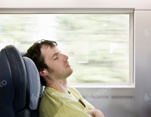 Preview: Man Sleeping On Moving Train