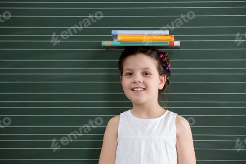 Preview: Girl With Books On Her Head