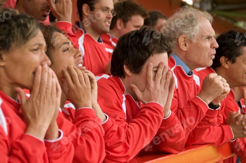 Preview: Despairing Fans At Football Match