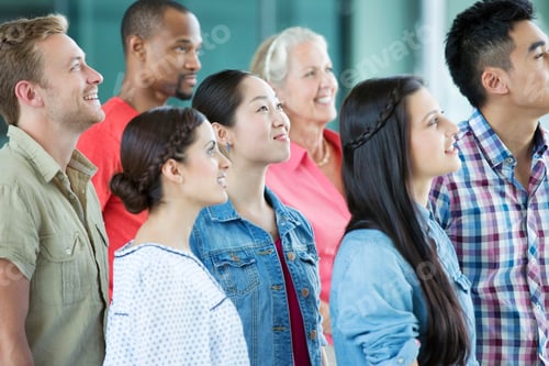 Preview: People Standing Together