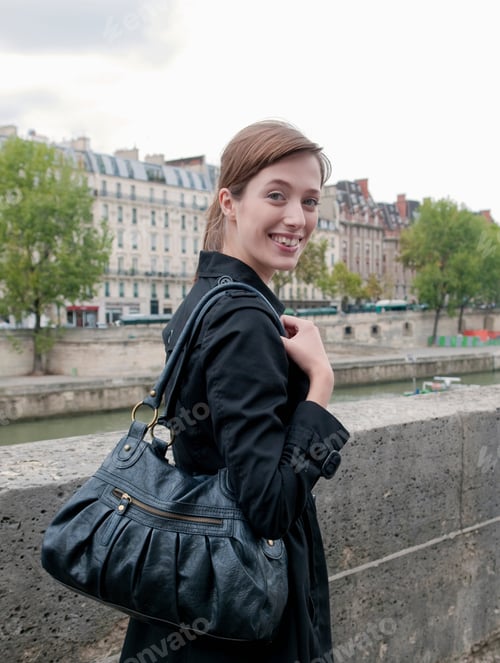 Preview: Woman Strolls On Banks Of The Seine