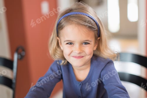 Preview: Portrait Of Smiling Cute Young Girl