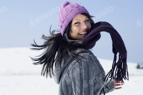 Preview: Young Female Wrapped Up And Having Fun
